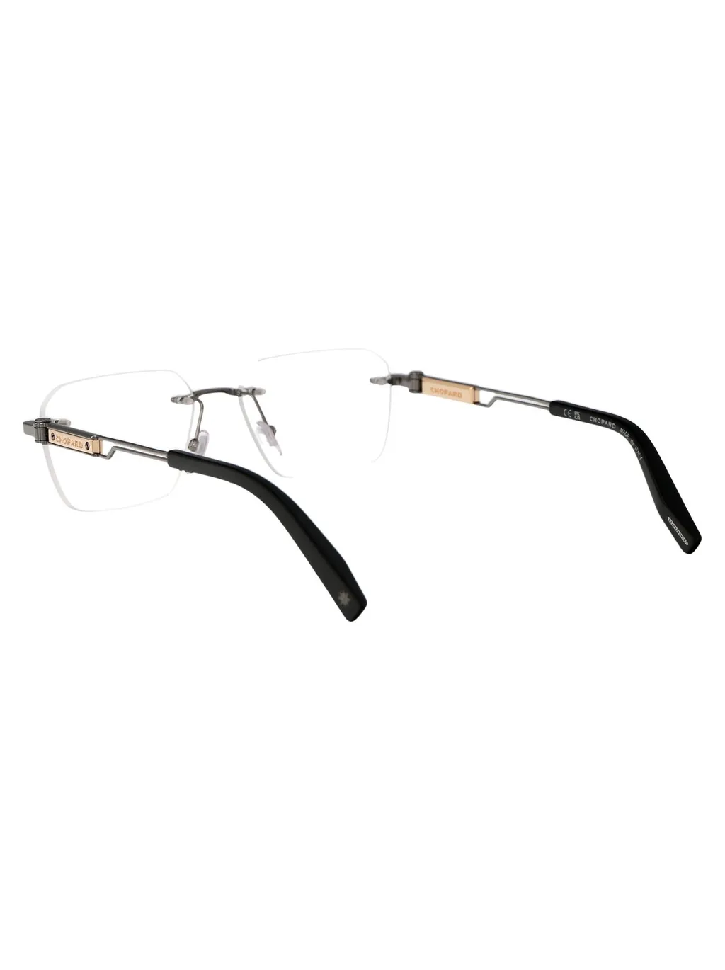 Chopard Eyewear Geometric Frame Glasses
