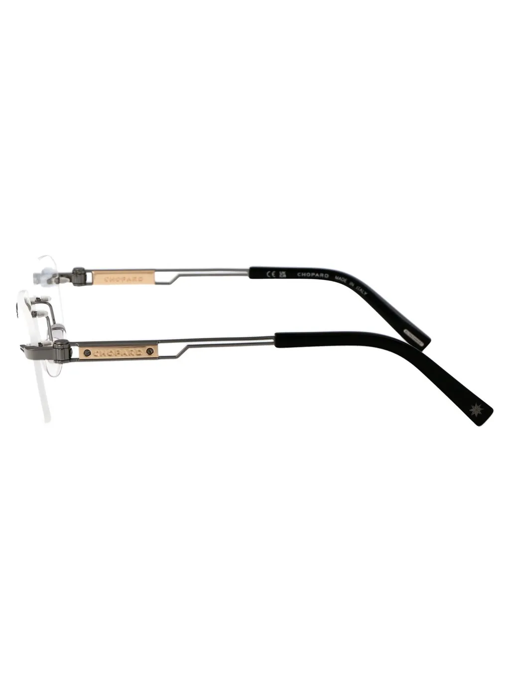 Chopard Eyewear Geometric Frame Glasses
