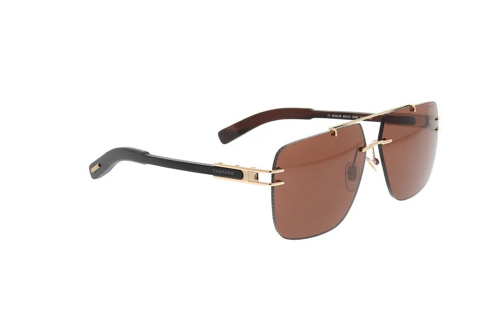 Chopard Eyewear Pilot Rimless Sunglasses