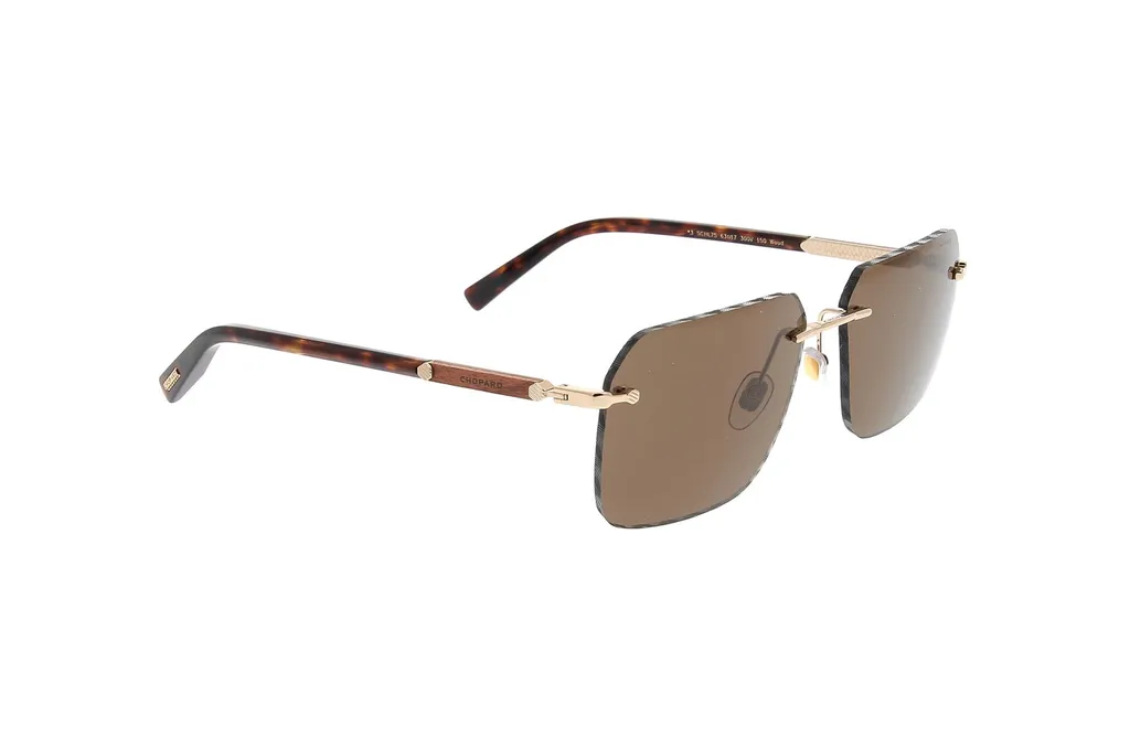 Chopard Eyewear Square Rimless Sunglasses