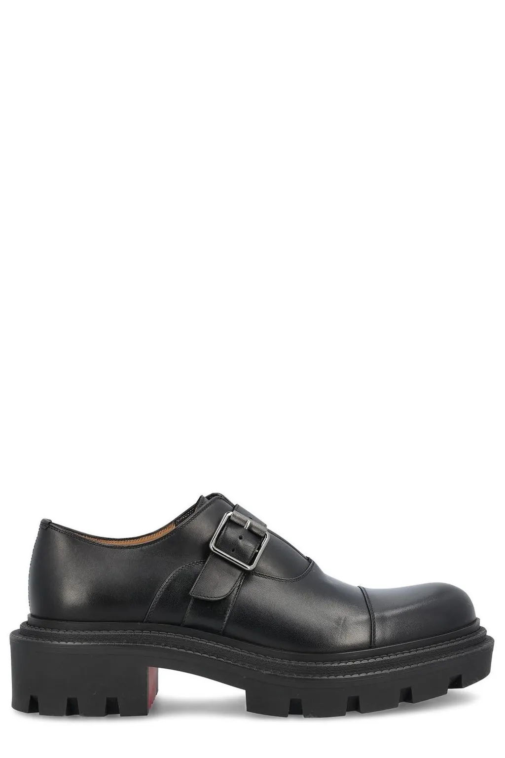 Christian Louboutin Monk Strap Buckle Loafers