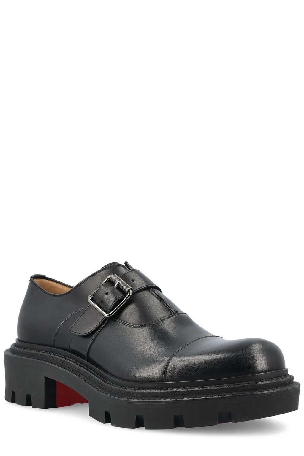 Christian Louboutin Monk Strap Buckle Loafers