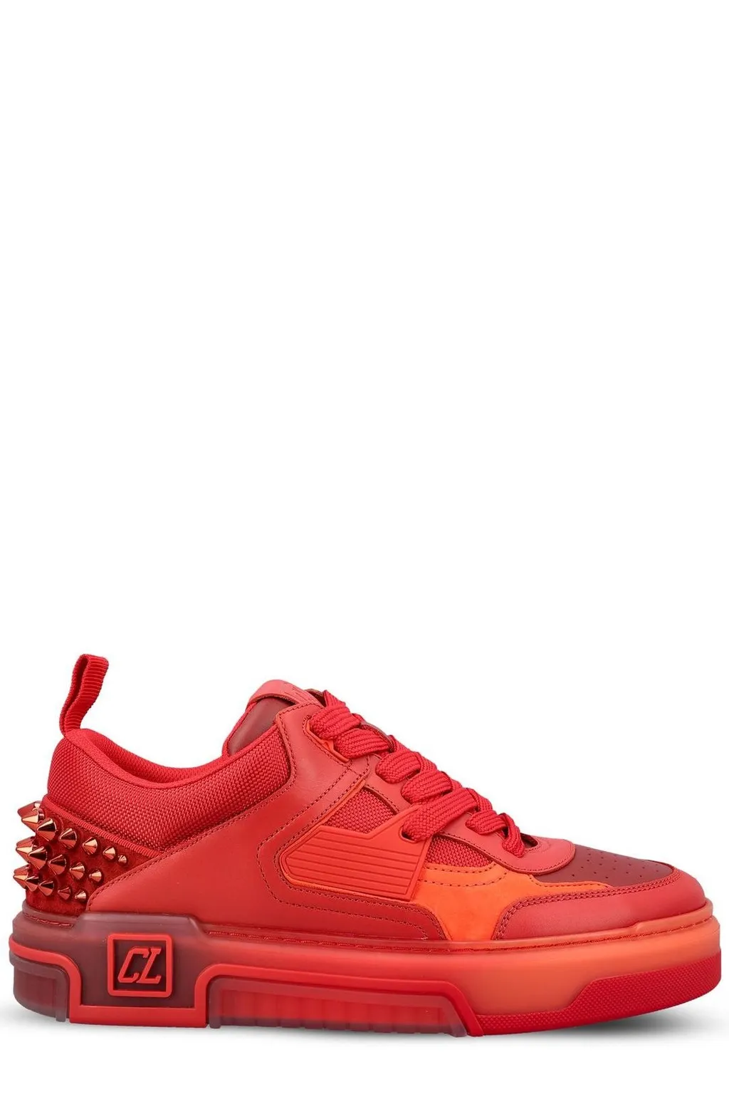 Christian Louboutin Stud Embellished Lace-Up Sneakers