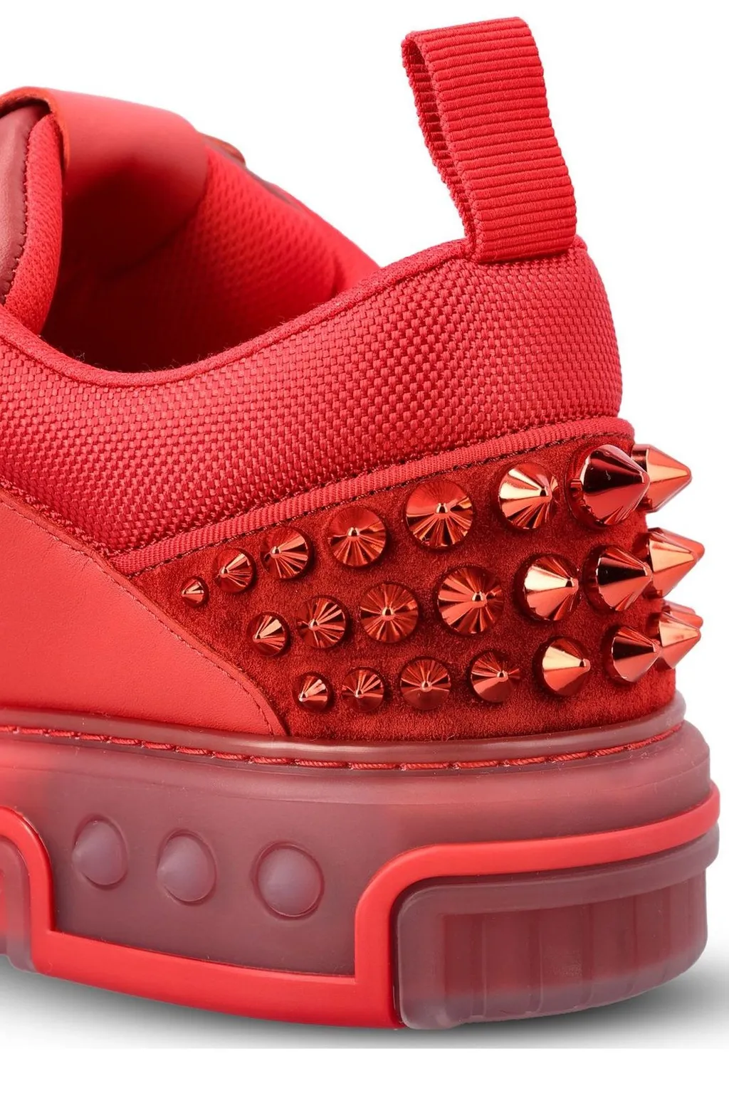 Christian Louboutin Stud Embellished Lace-Up Sneakers