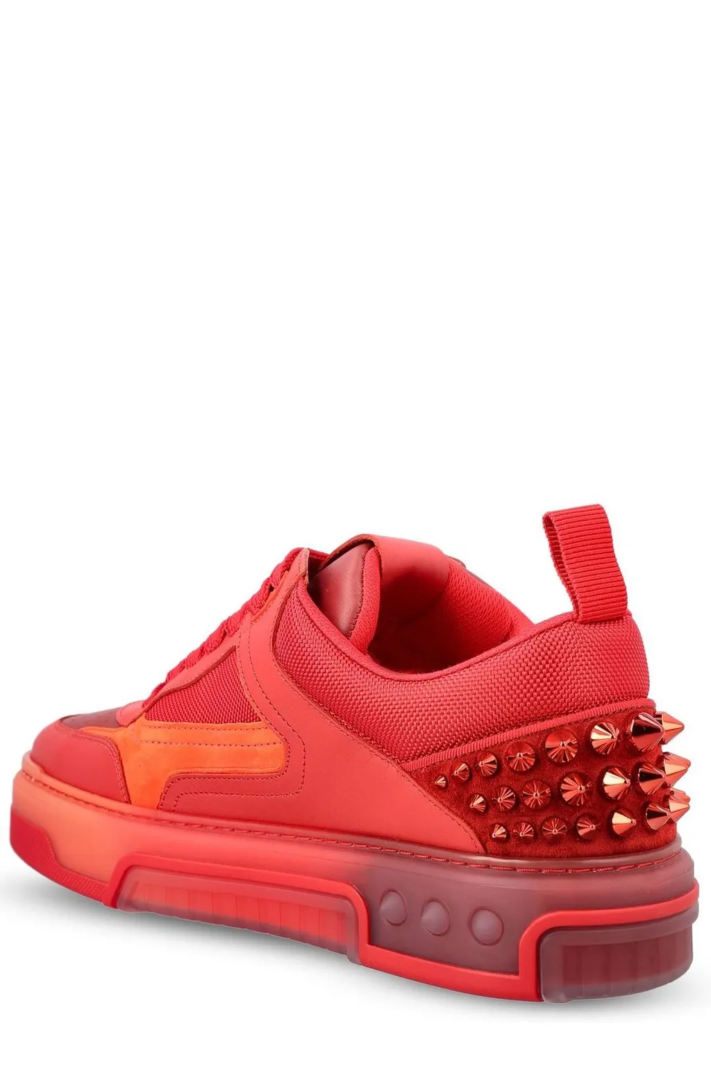 Christian Louboutin Stud Embellished Lace-Up Sneakers