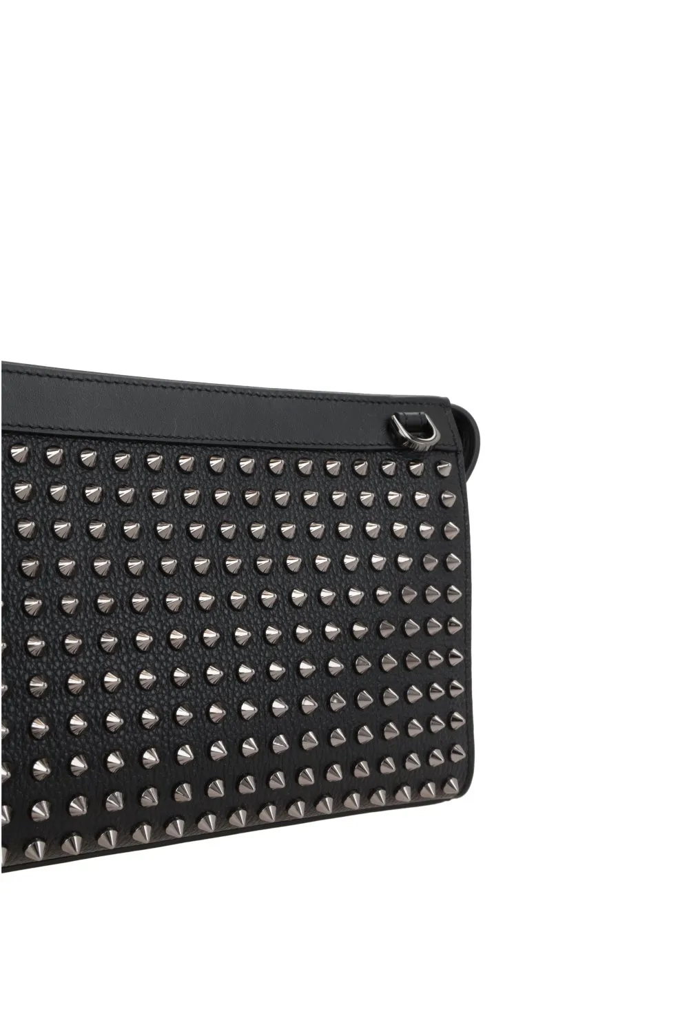 Christian Louboutin Studded Zip Clutch Bag