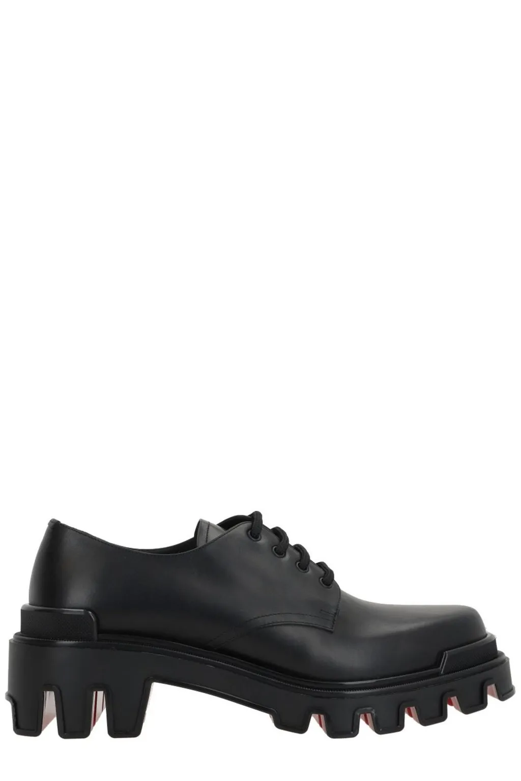 Christian Louboutin Round Toe Lace-Up Shoes