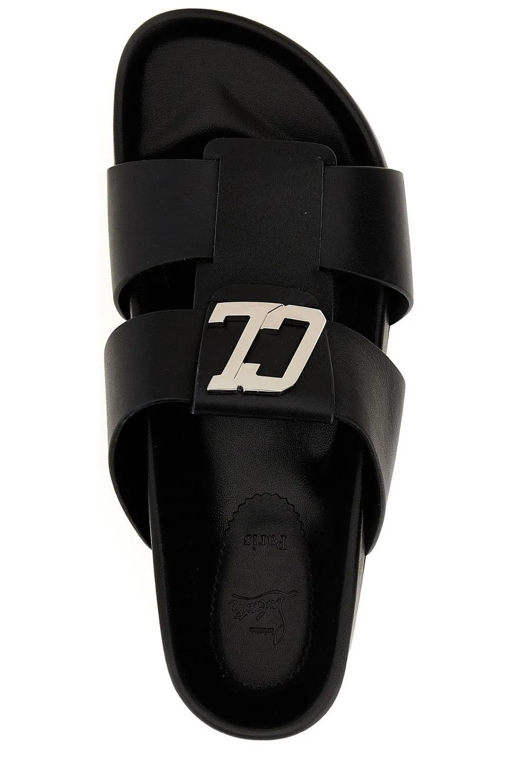 Christian Louboutin Dhabubizz Logo Plaque Sandals