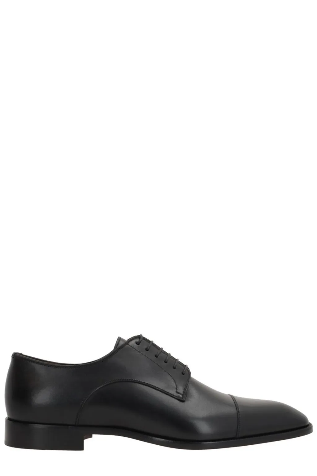 Christian Louboutin Almond Toe Lace-Up Shoes
