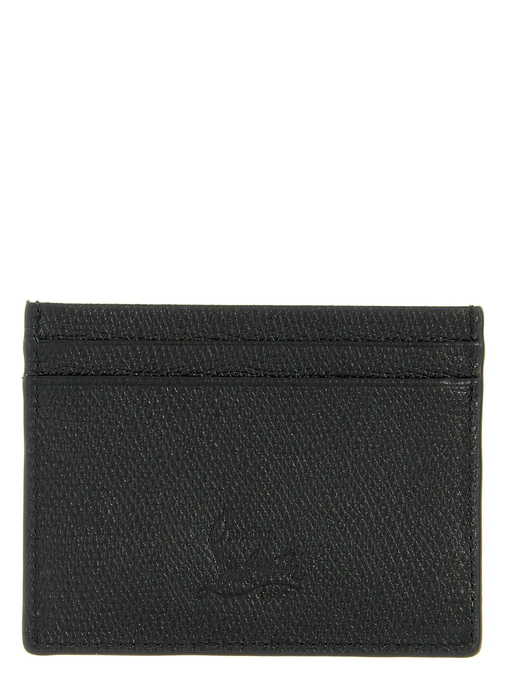 Christian Louboutin Mooncrest Logo Embroidered Card Holder
