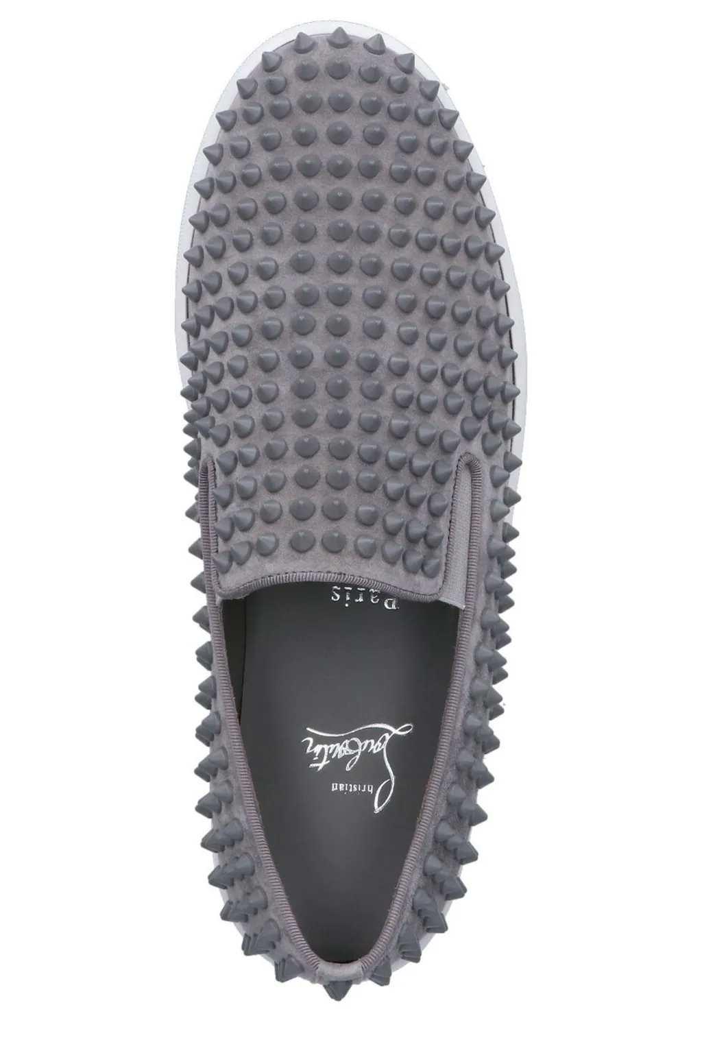 Christian Louboutin Stud Embellished Slip-On Sneakers