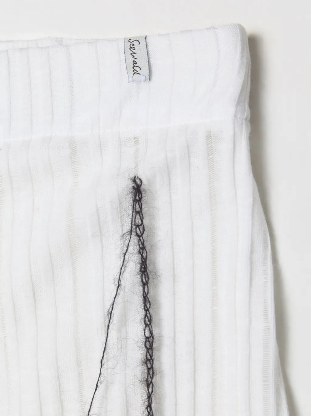 Christina Seewald Oyster Contrast-Detail Pants