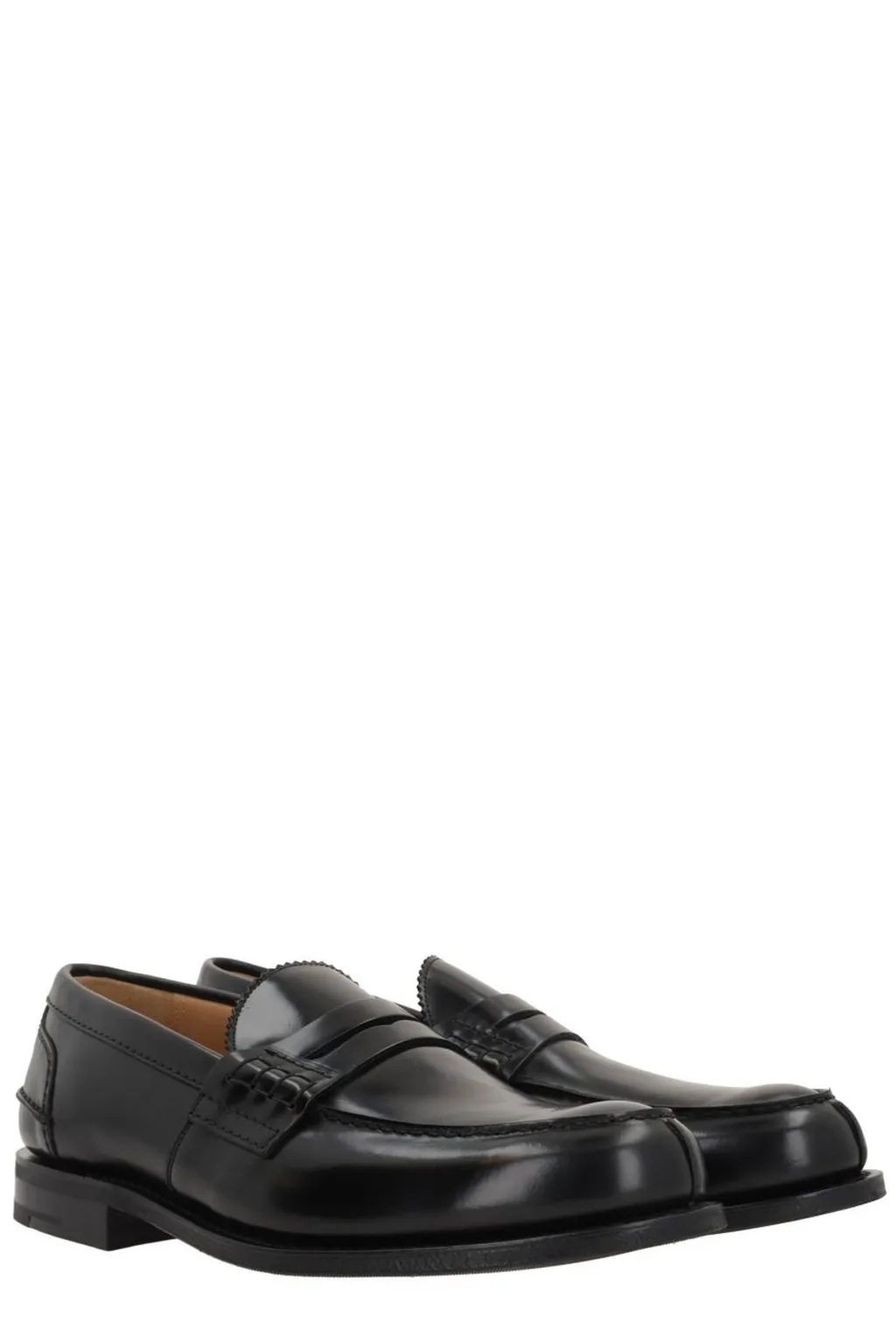 Church's Round-Toe Leather Loafers