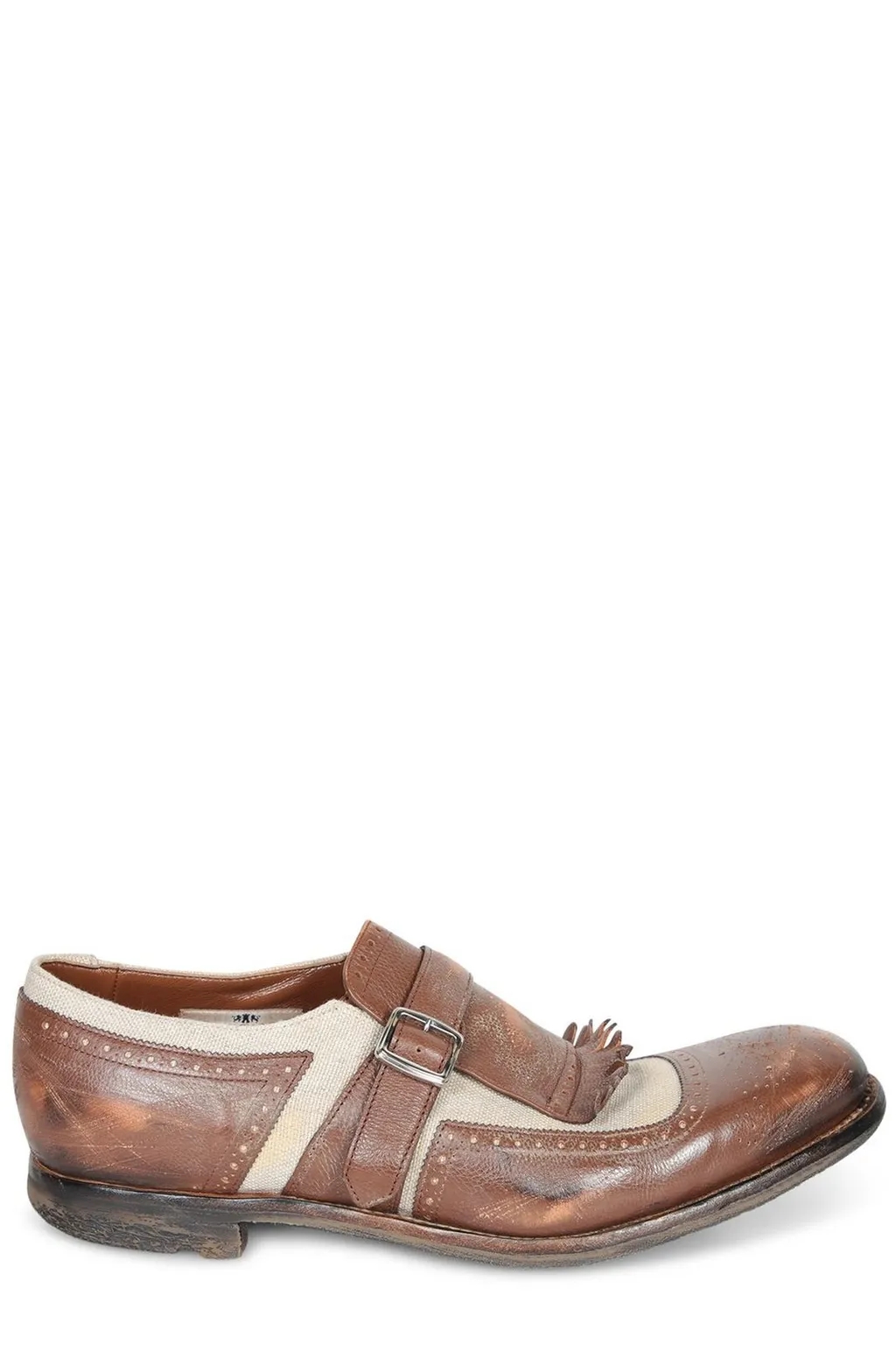 Church's Shanghai Distressed Brogue Monk Shoes