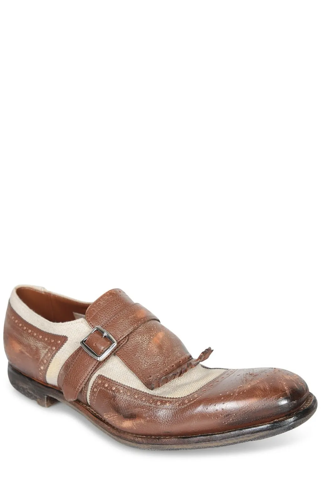 Church's Shanghai Distressed Brogue Monk Shoes