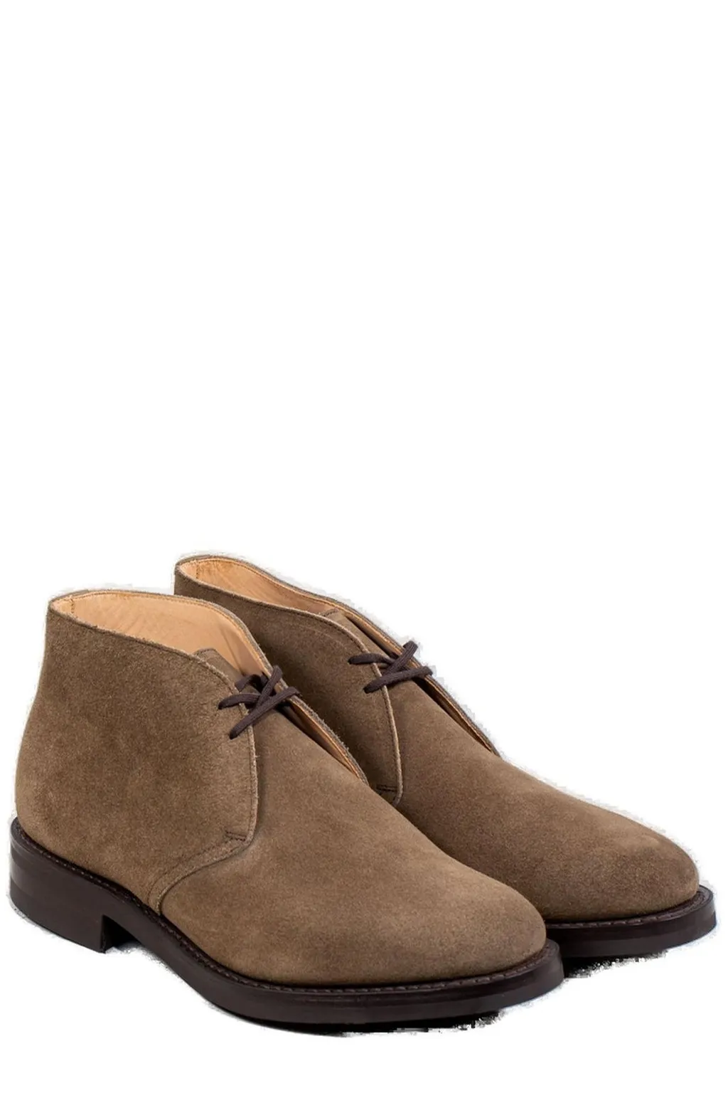 Church's Round Toe Lace-Up Boots