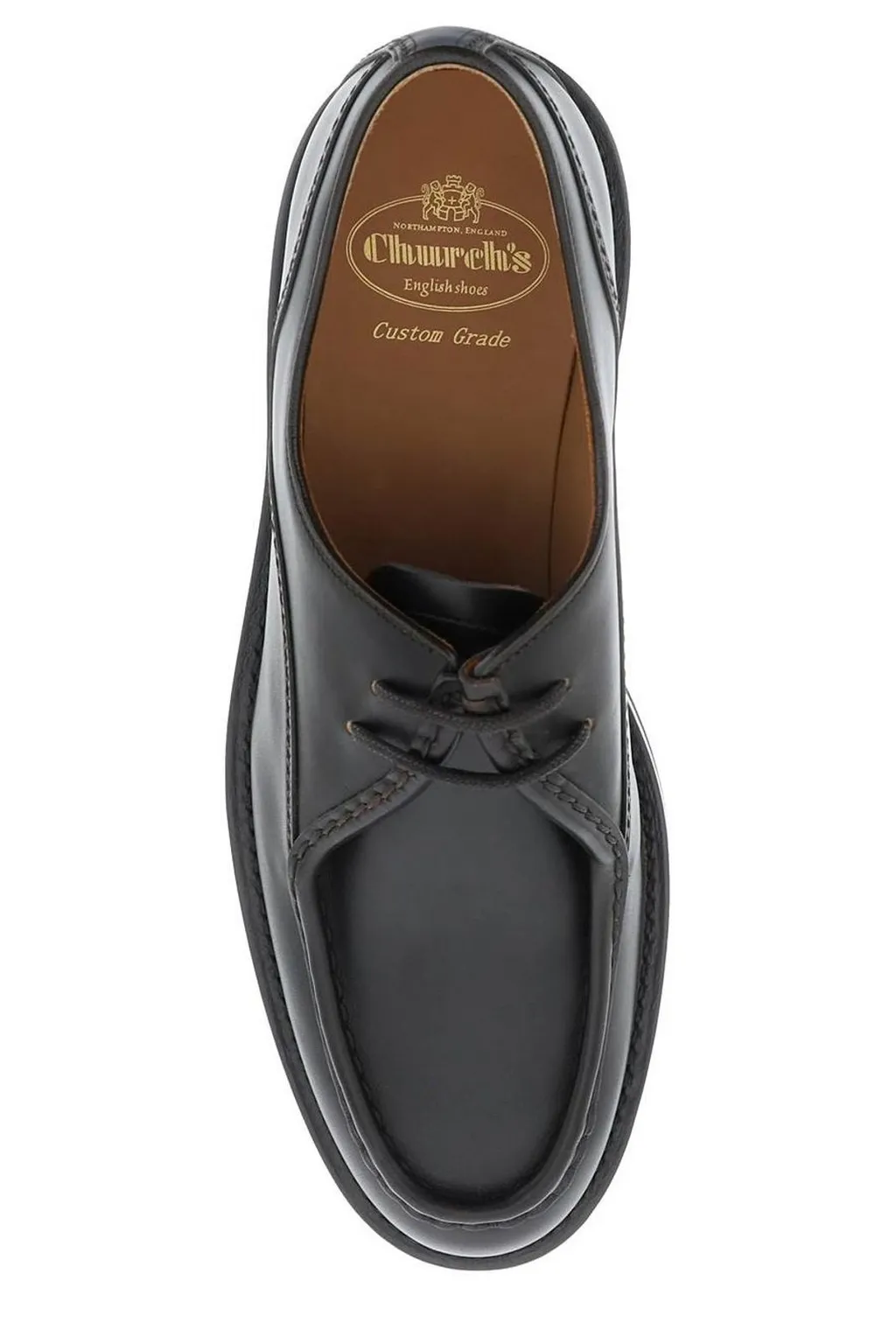 Church's Monteria Round-Toe Lace-Up Derby Shoes