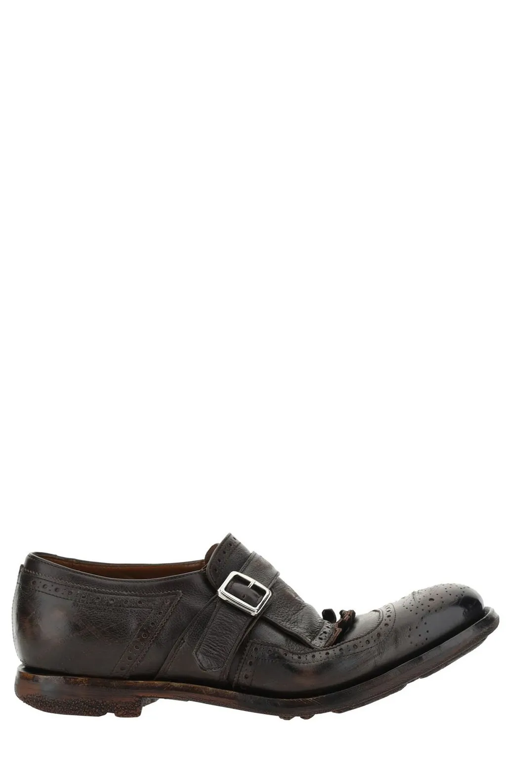 Church's Buckle Detailed Round Toe Loafers