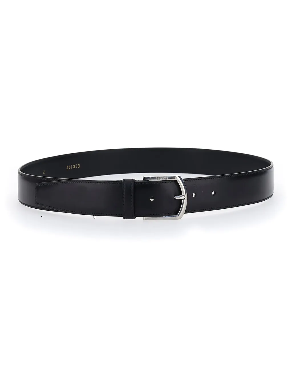 Church's D-Ring Logo Engraved Buckle Belt