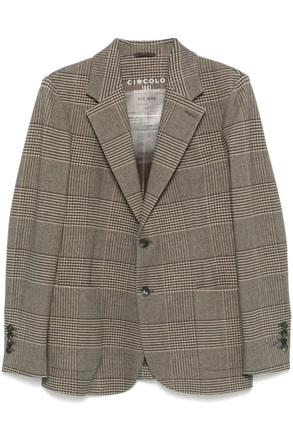 Circolo 1901 Plaid Blazer Jacket