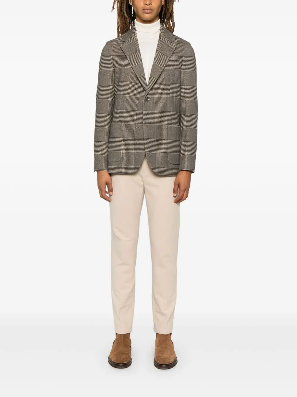 Circolo 1901 Plaid Blazer Jacket