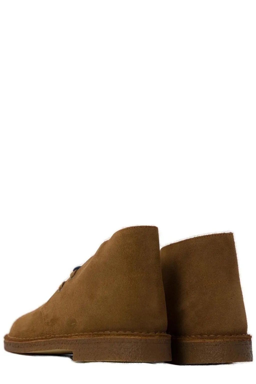 Clarks Round Toe Lace-Up Desert Boots