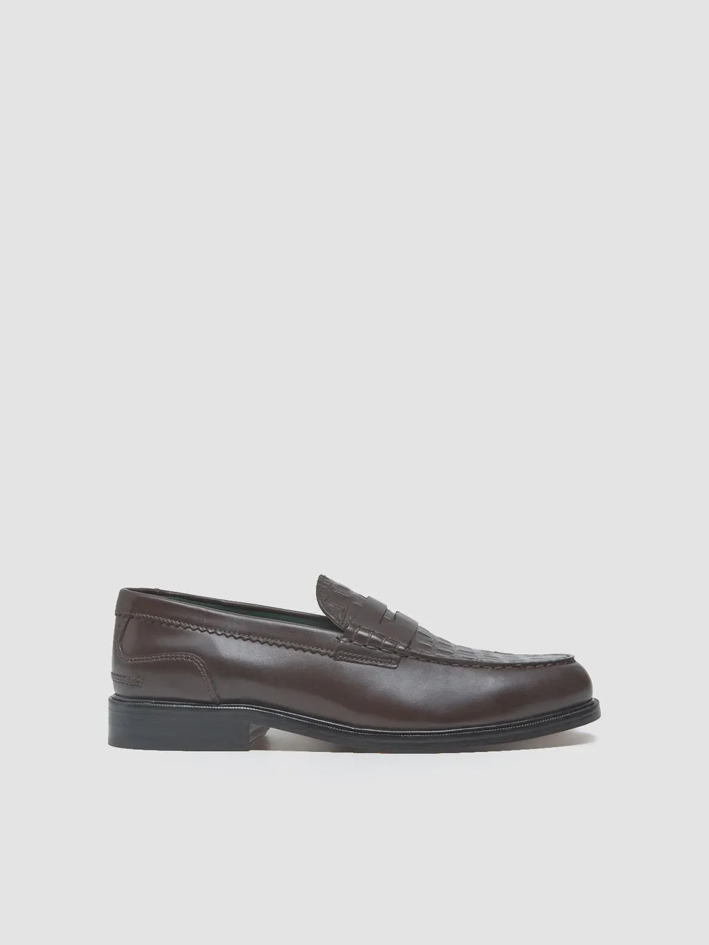 Clarks Craft James Croc-Effect Loafers