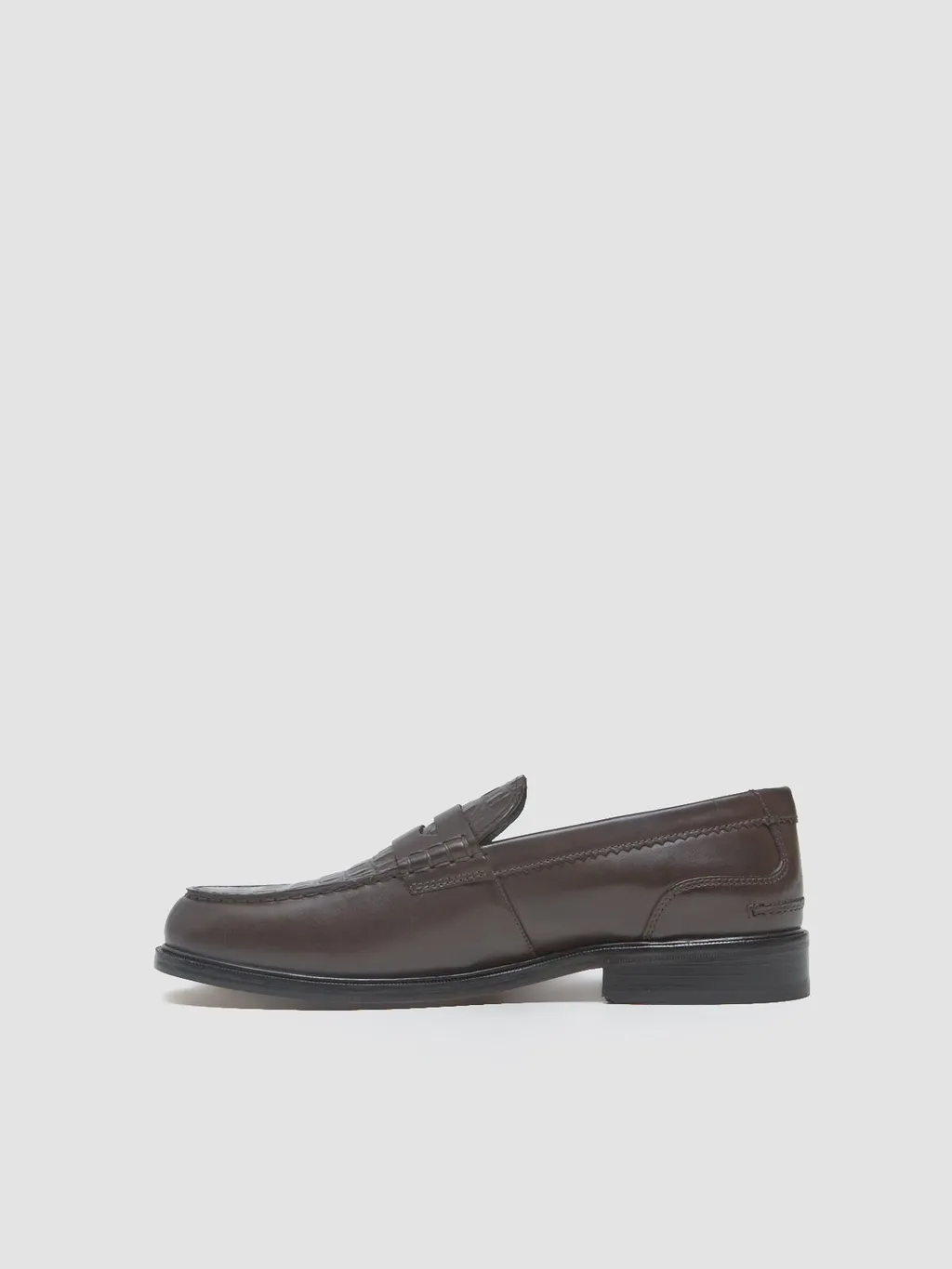 Clarks Craft James Croc-Effect Loafers