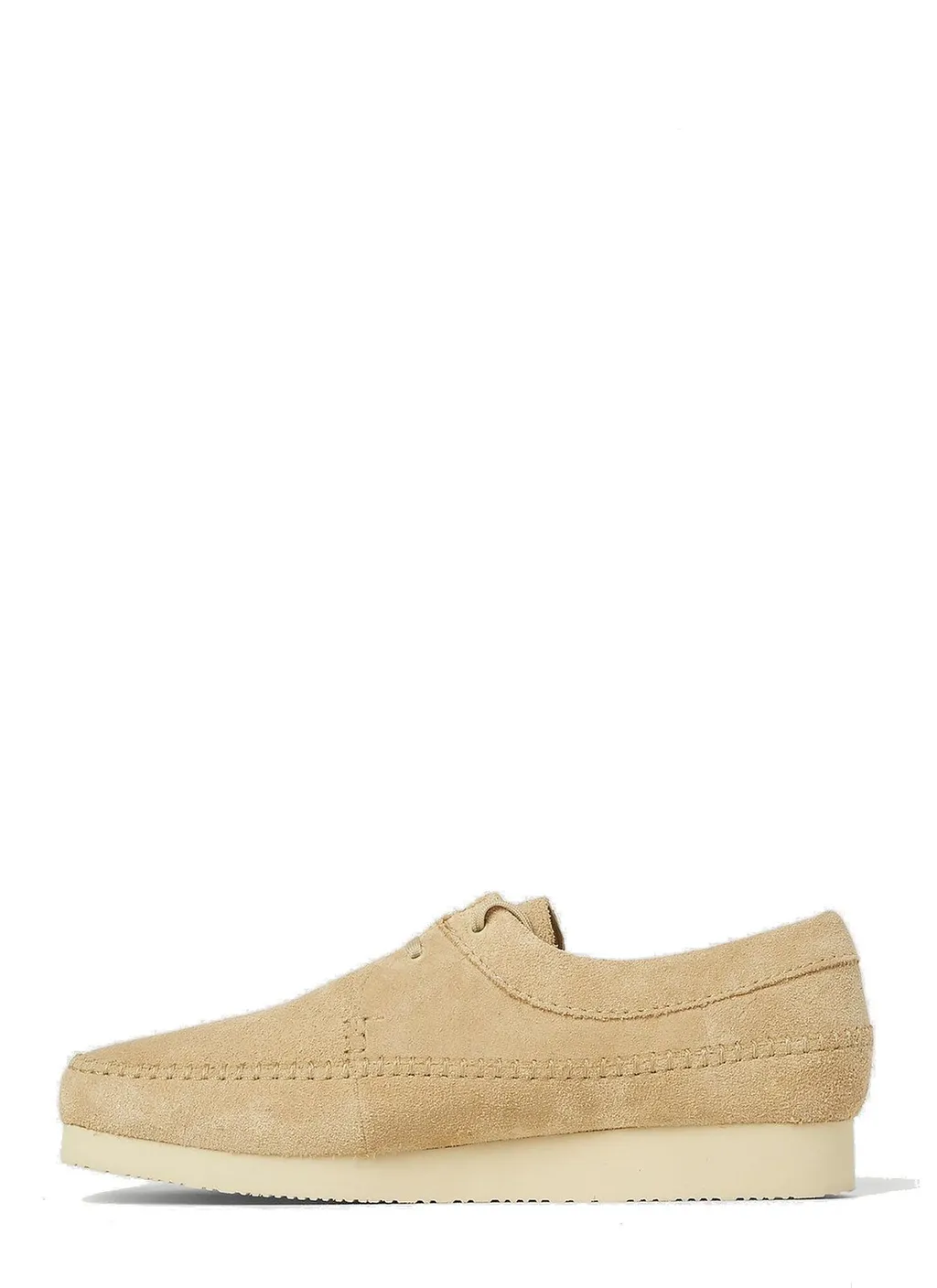 Clarks Weaver Round-Toe Lace-Up Shoes