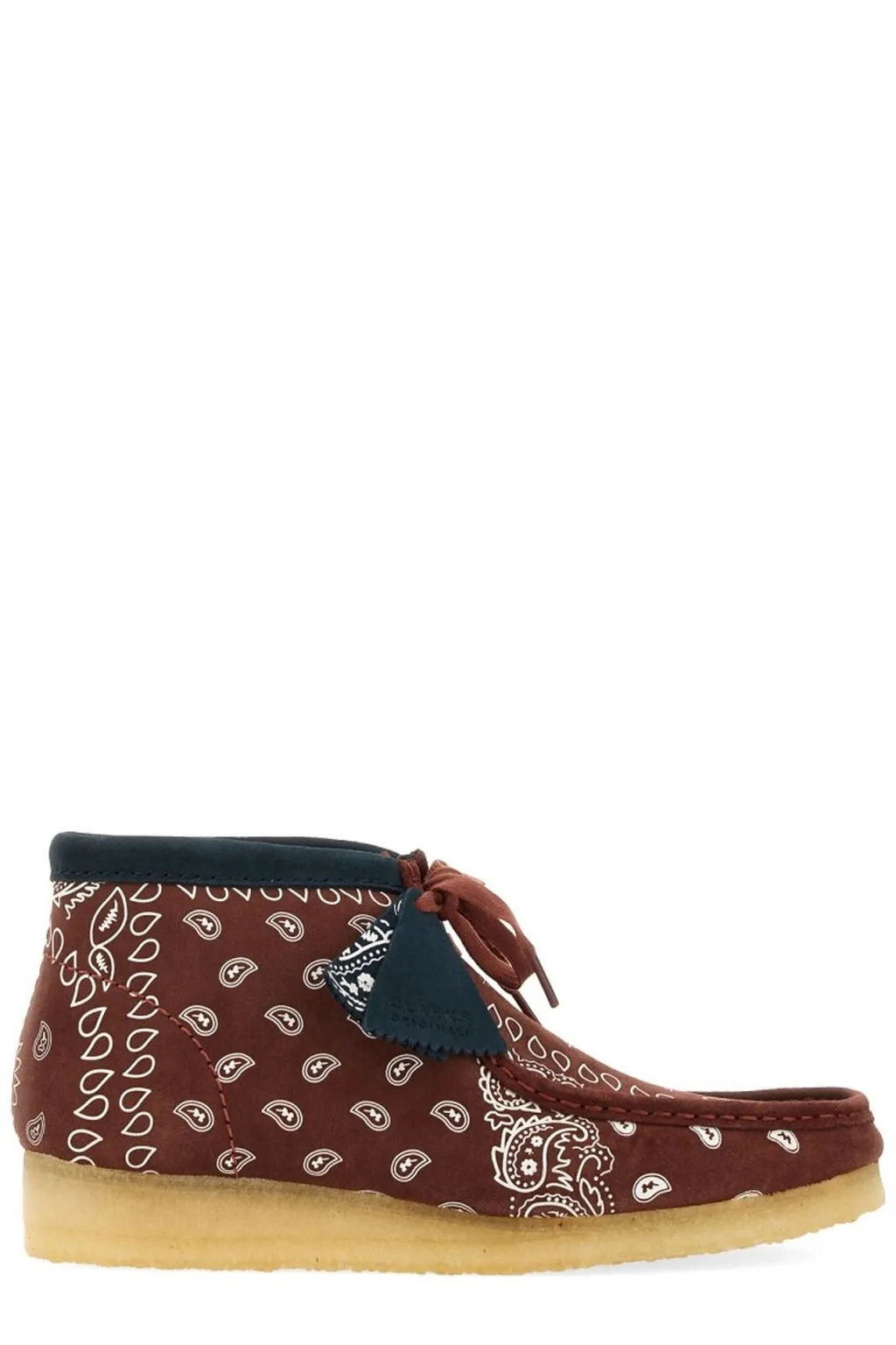 Clarks Paisley Printed Wallabee Boots