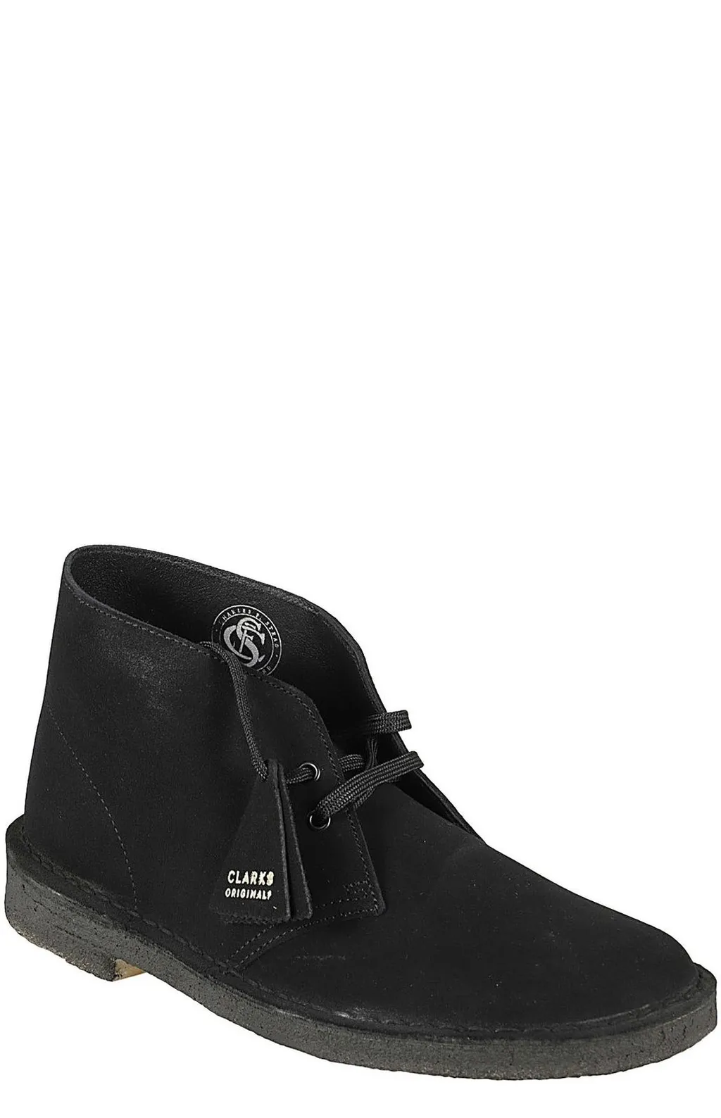 Clarks Almond Toe Lace-Up Shoes