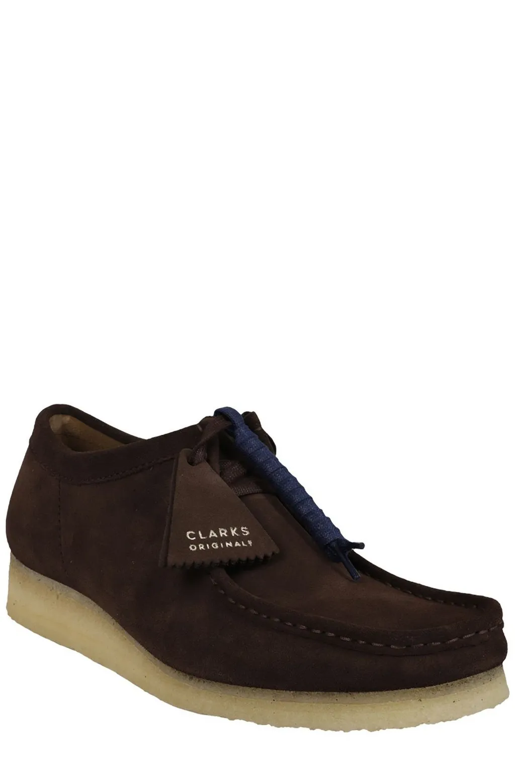 Clarks Square Toe Lace-Up Shoes