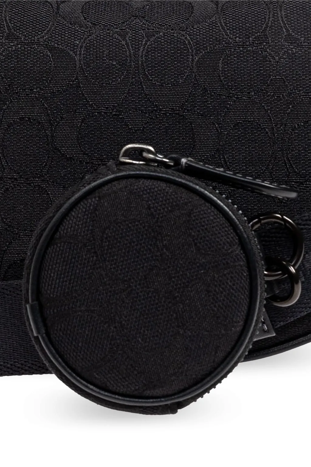 Coach Monogrammed Zipped Shoulder Bag