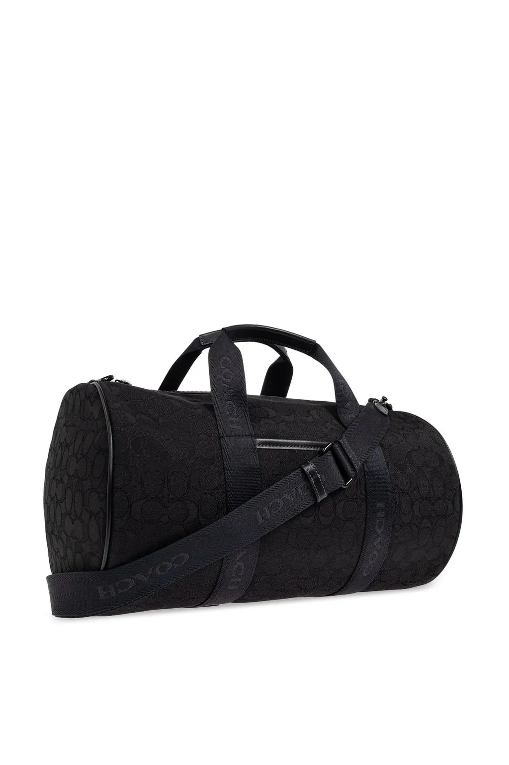 Coach Signature Jacquard Theo Duffle Bag