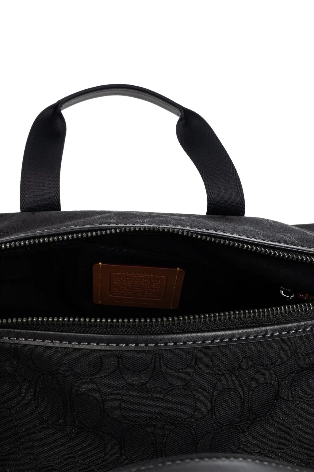 Coach Signature Jacquard Theo Duffle Bag