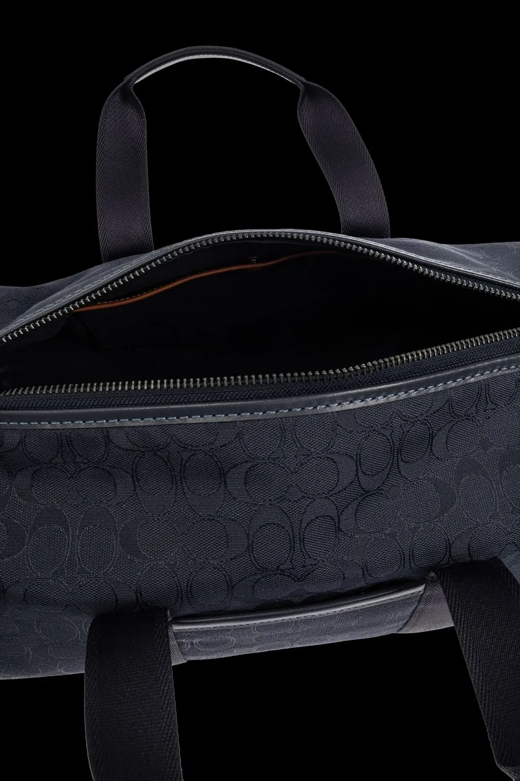 Coach Signature Jacquard Theo Duffle Bag