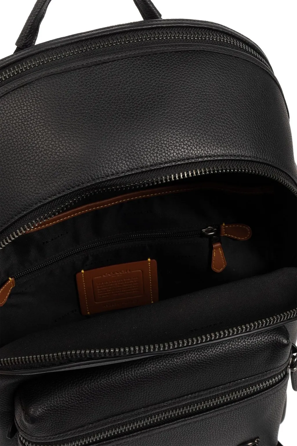 Coach Logo Plaque Backpack