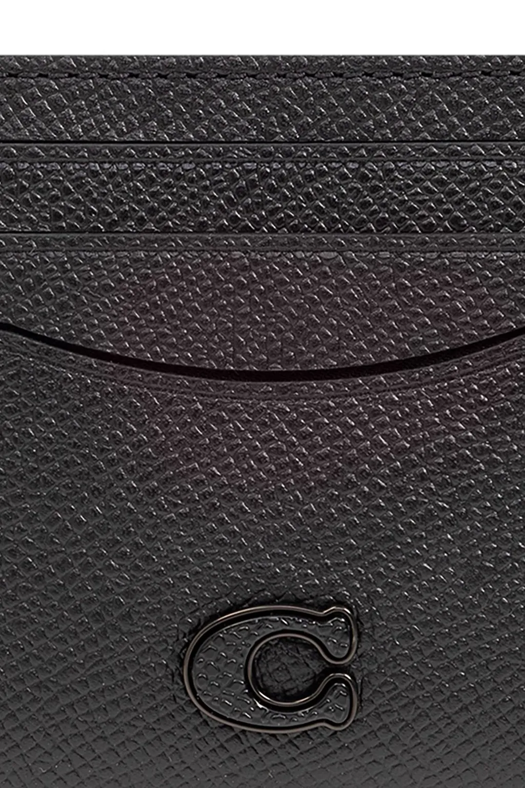 Coach Logo Plaque Card Case