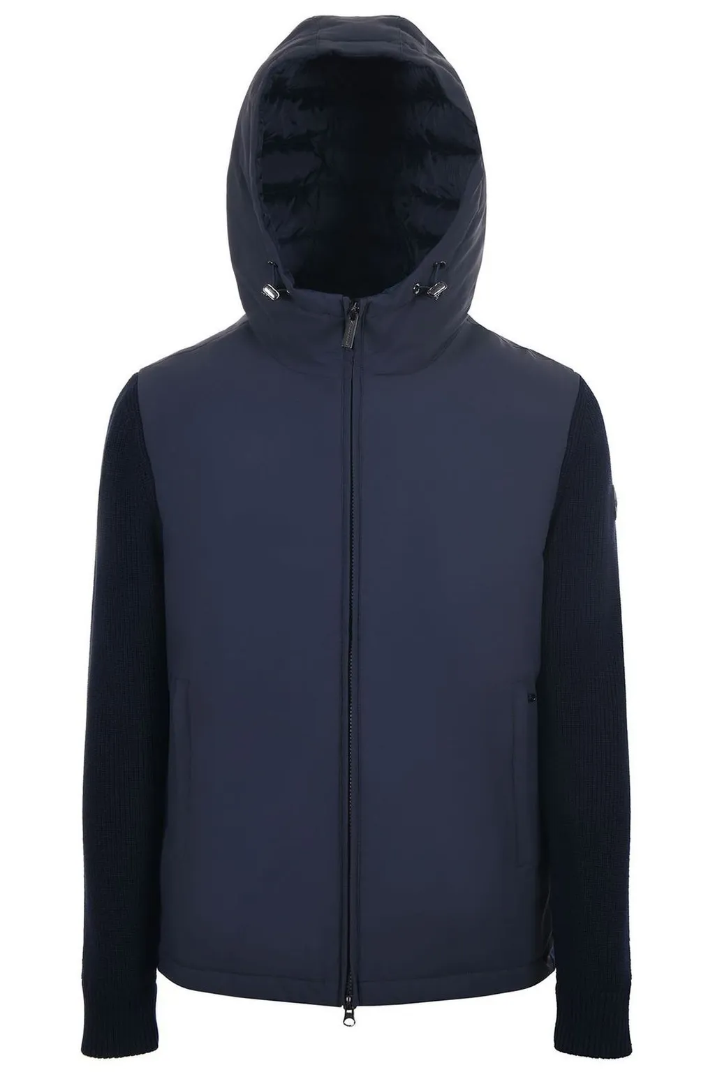 Colmar Originals Hooded Knit-Sleeve Jacket