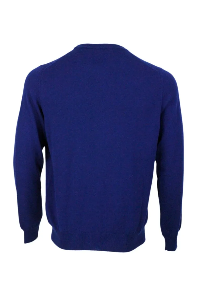 Colombo Long-Sleeved Crewneck Knitted Jumper