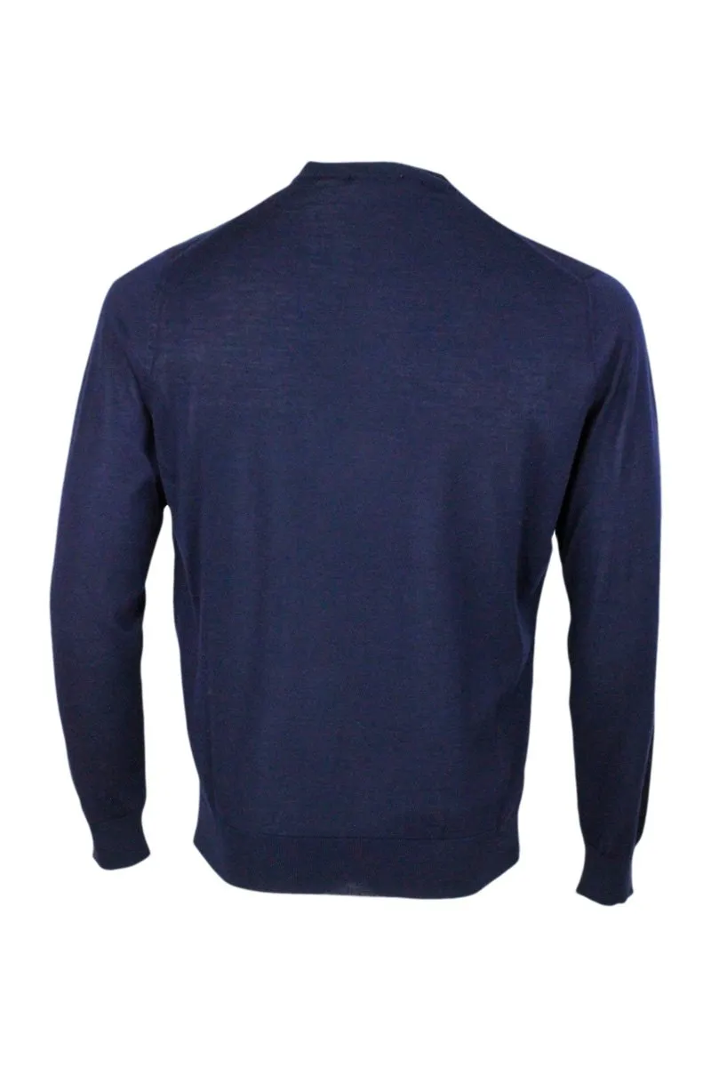 Colombo Long-Sleeved Crewneck Knitted Jumper