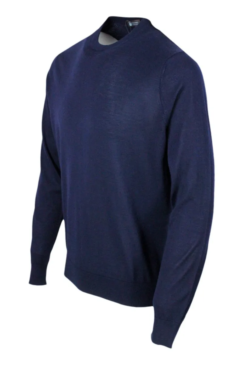 Colombo Long-Sleeved Crewneck Knitted Jumper