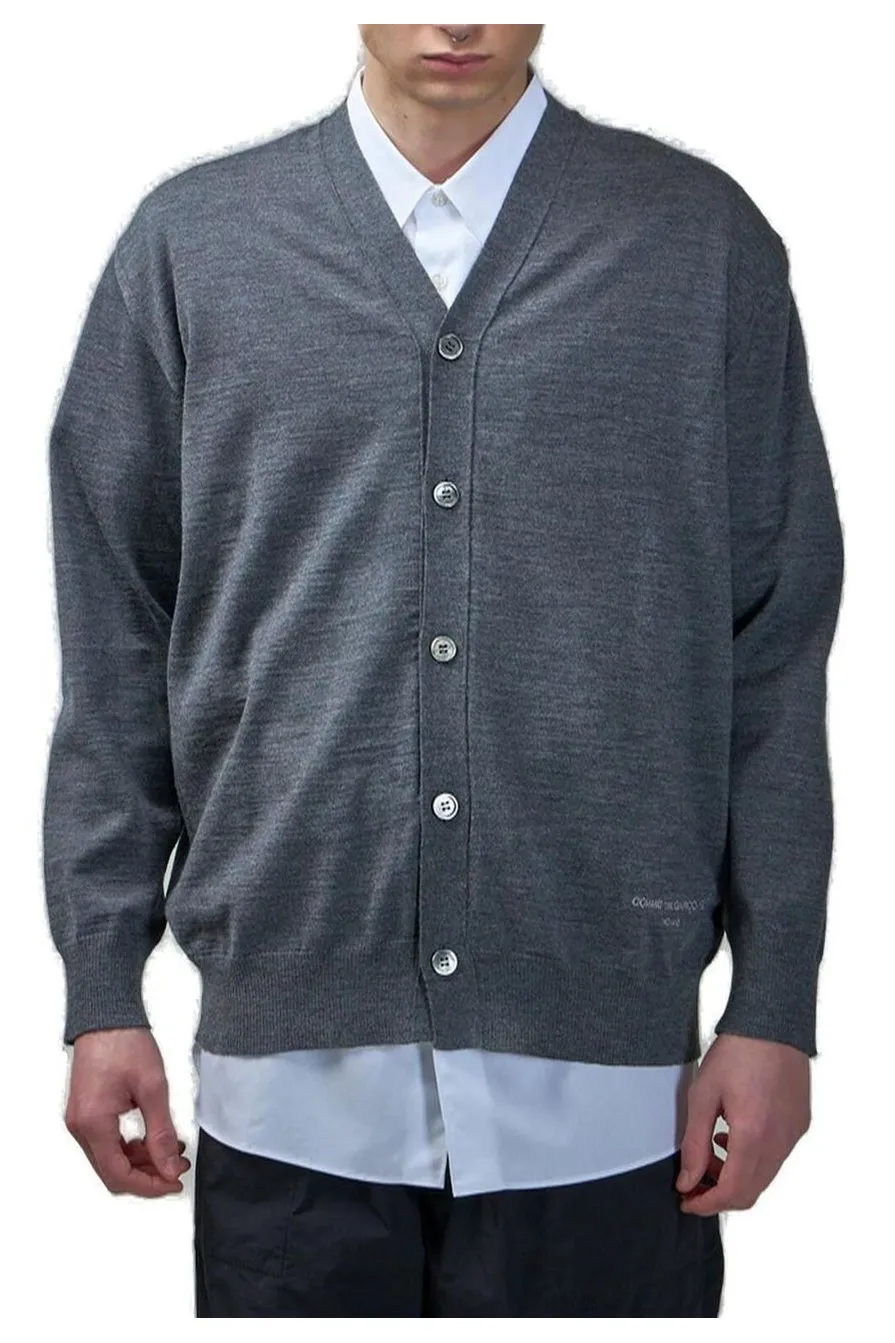 Comme Des GarÇOns Homme Buttoned V-Neck Cardigan