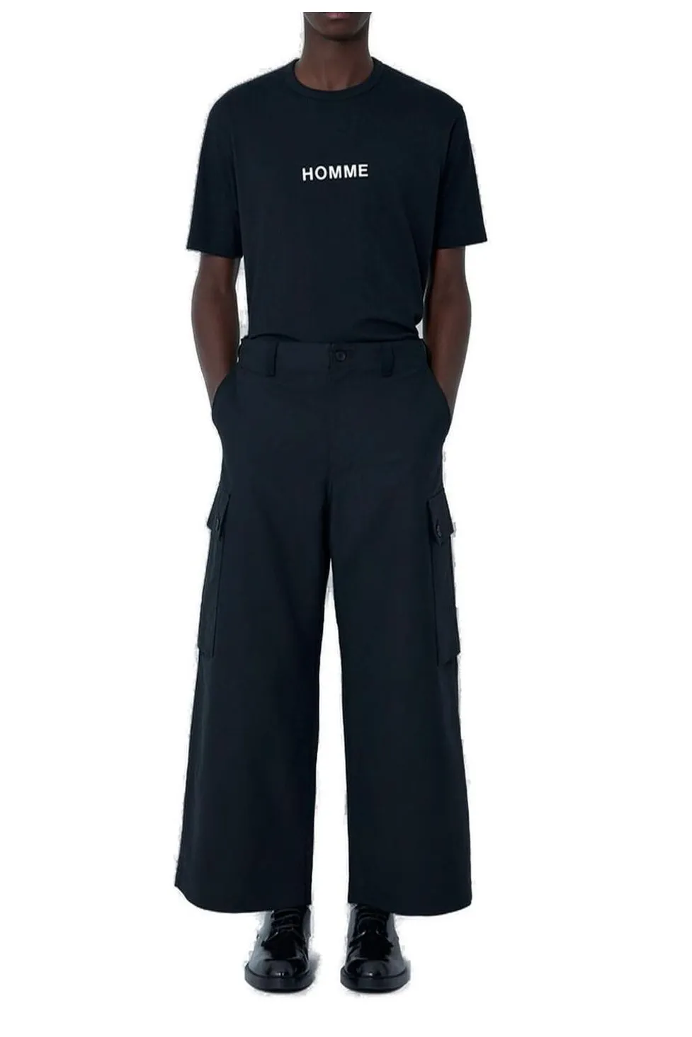 Comme Des GarÇOns Homme Wide Leg Pocket Pants