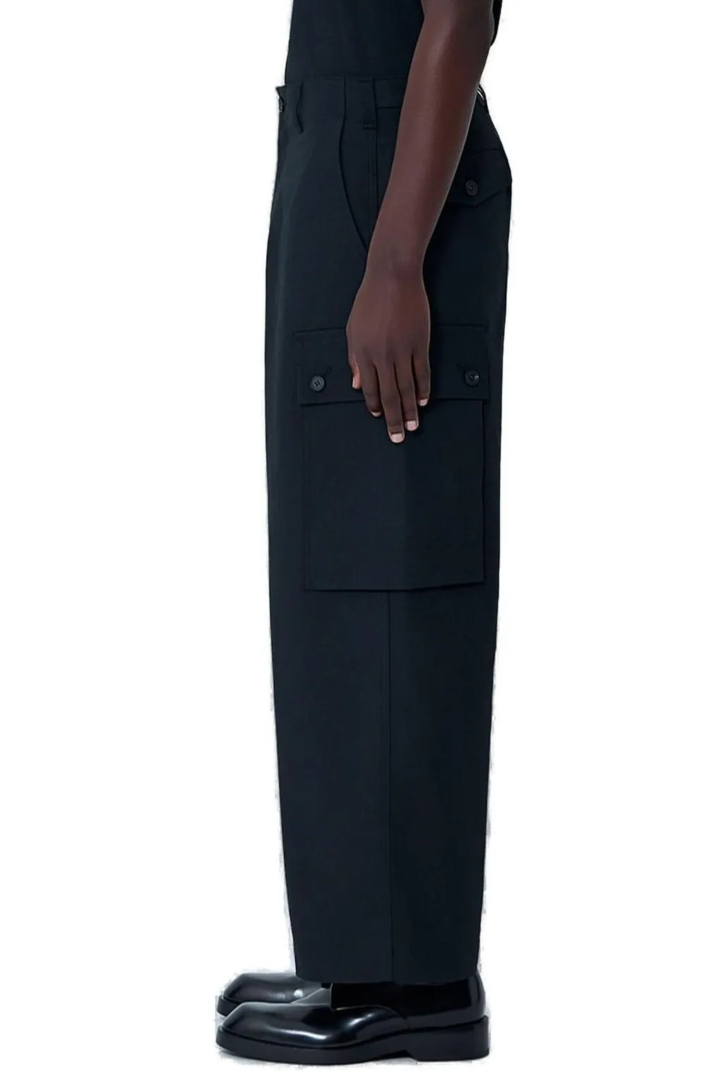 Comme Des GarÇOns Homme Wide Leg Pocket Pants