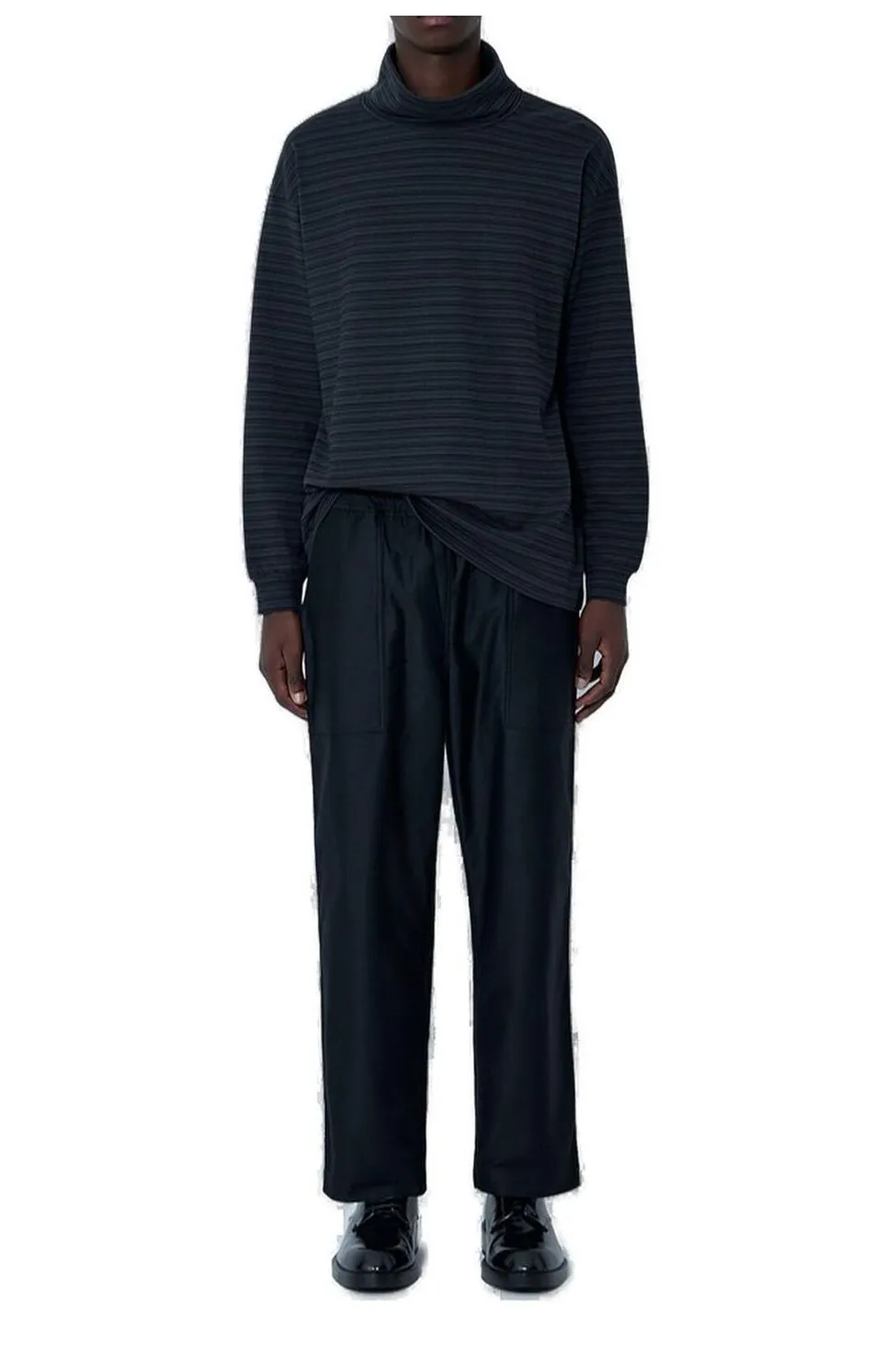 Comme Des GarÇOns Homme Turtleneck Striped Jumper