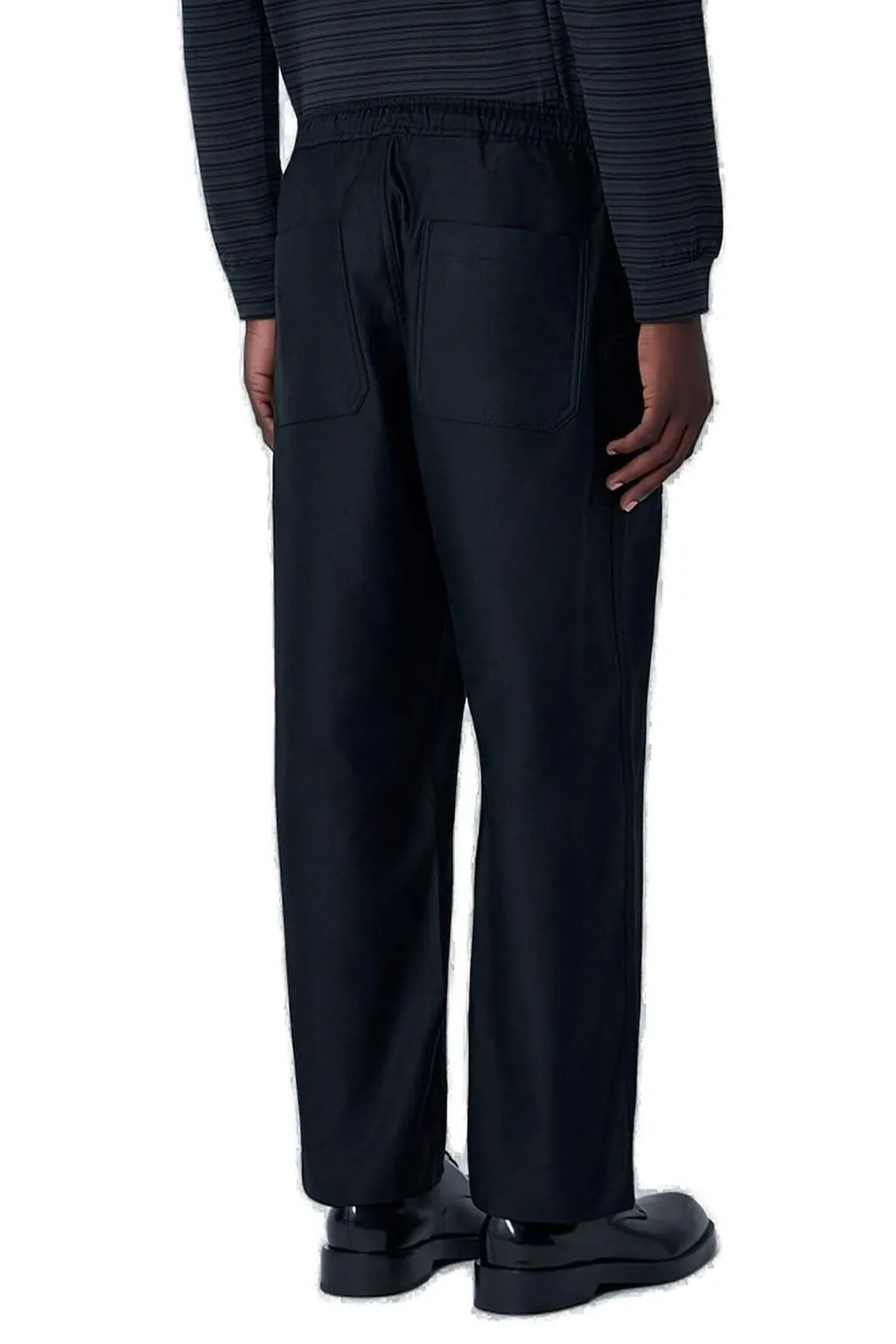 Comme Des GarÇOns Homme Elastic Waist Drawstring Trousers