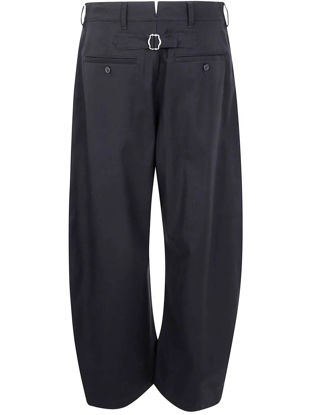 Comme Des GarÇOns Homme Buckled Wide Leg Trousers