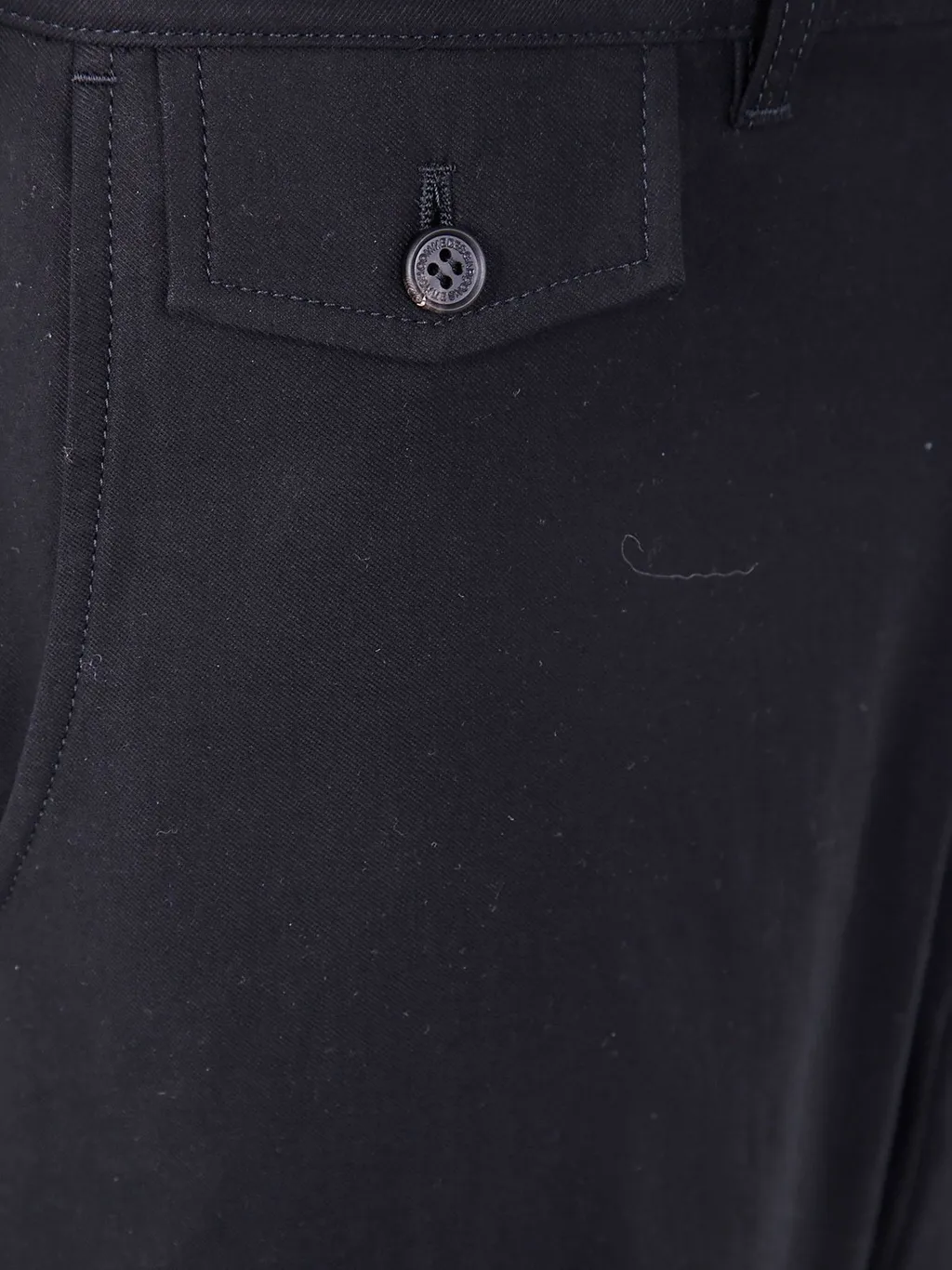 Comme Des GarÇOns Homme Buckled Wide Leg Trousers