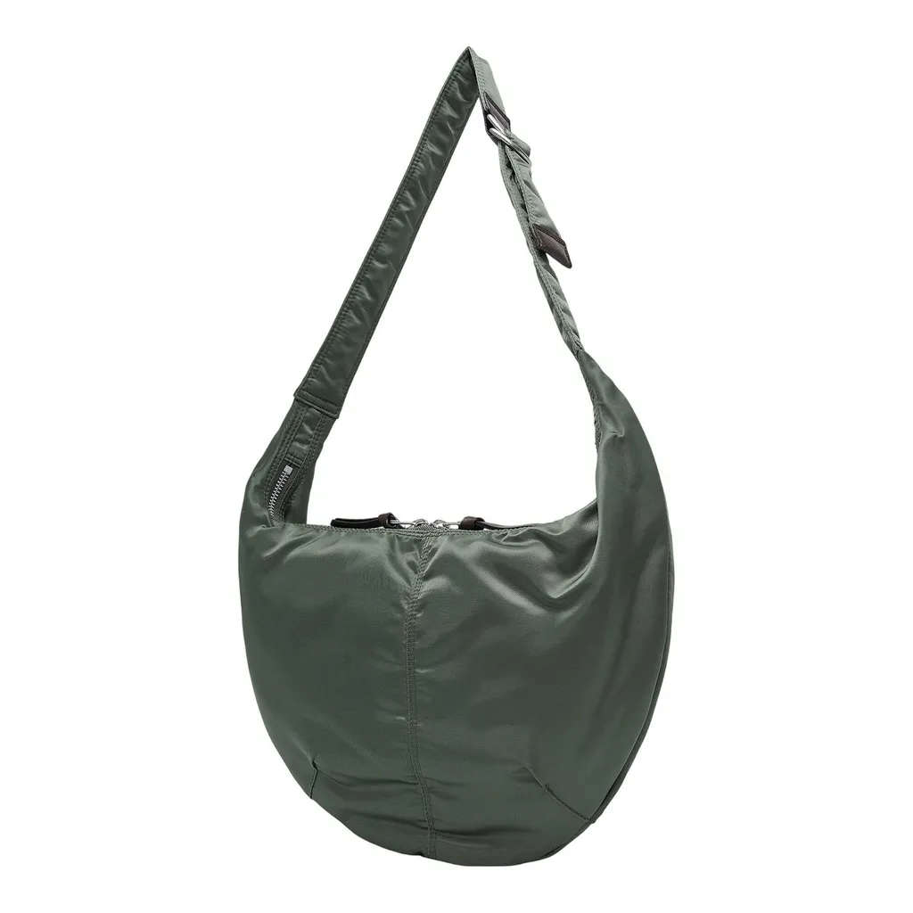 Comme Des GarÇOns Homme Curved Zipped Messenger Bag